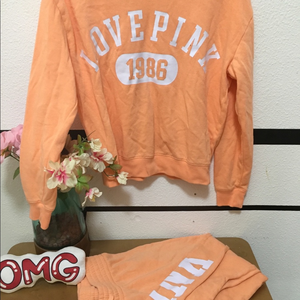 Pink VS Sweat suit lounge wear